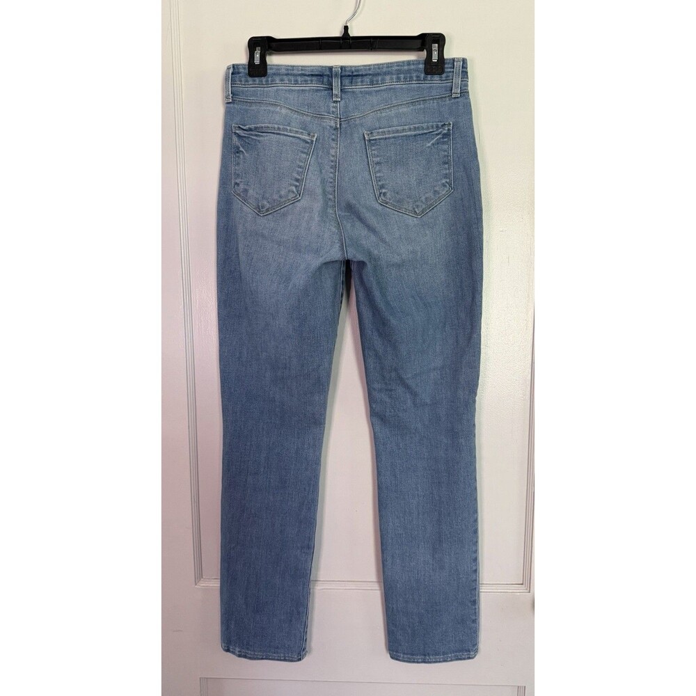 L'AGENCE Harrison High Rise Slim Straight Jeans Women's 26 Alamo Light Wash USA
